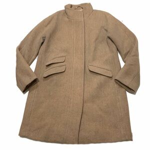 J. Crew Italian stadium-cloth wool blend coat